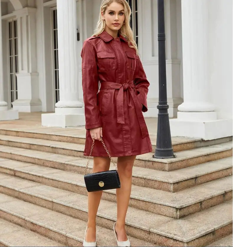 Jane | Luxuriöser Kunstlederjacke