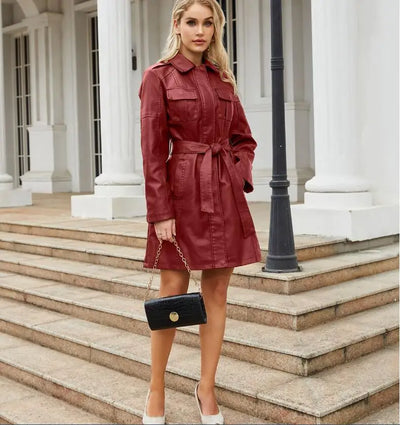 Jane | Luxuriöser Kunstlederjacke
