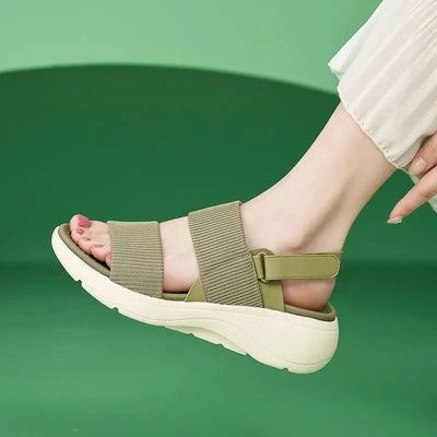 Beige Komfortsandale - Clara