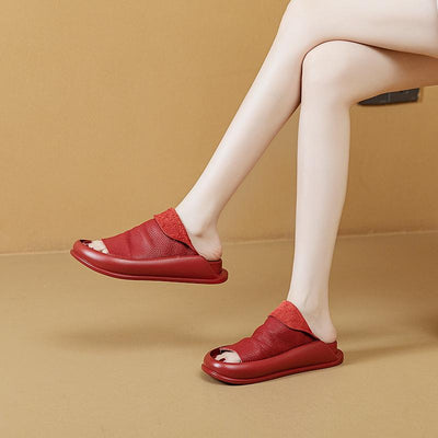 Elegante Rote Pantoletten