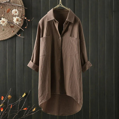 Sabrina | Luxuriöse Oversize Langarmbluse