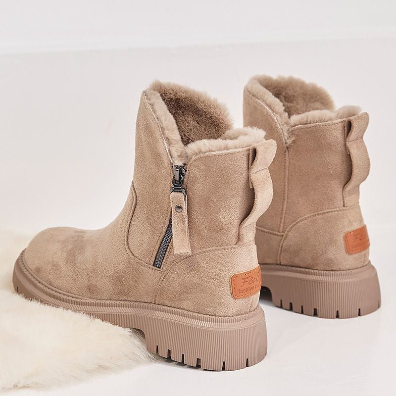 Jayleen | Winter Velvet Plüschstiefel