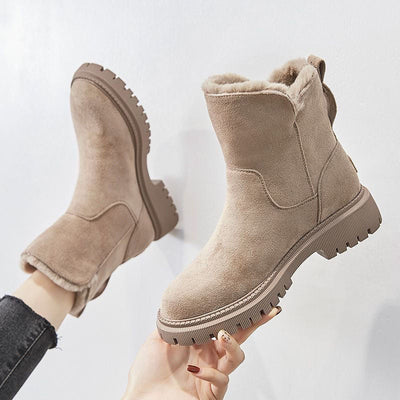 Jayleen | Winter Velvet Plüschstiefel