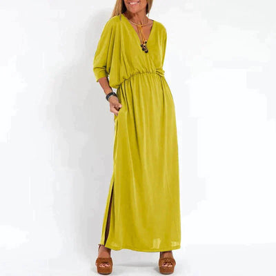Graues Maxi-Kleid - Elena
