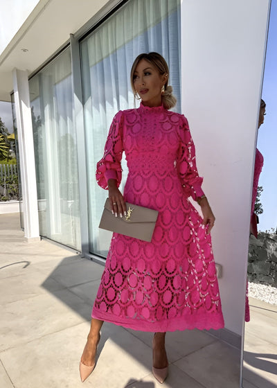 Lilian - Figurbetontes Maxikleid