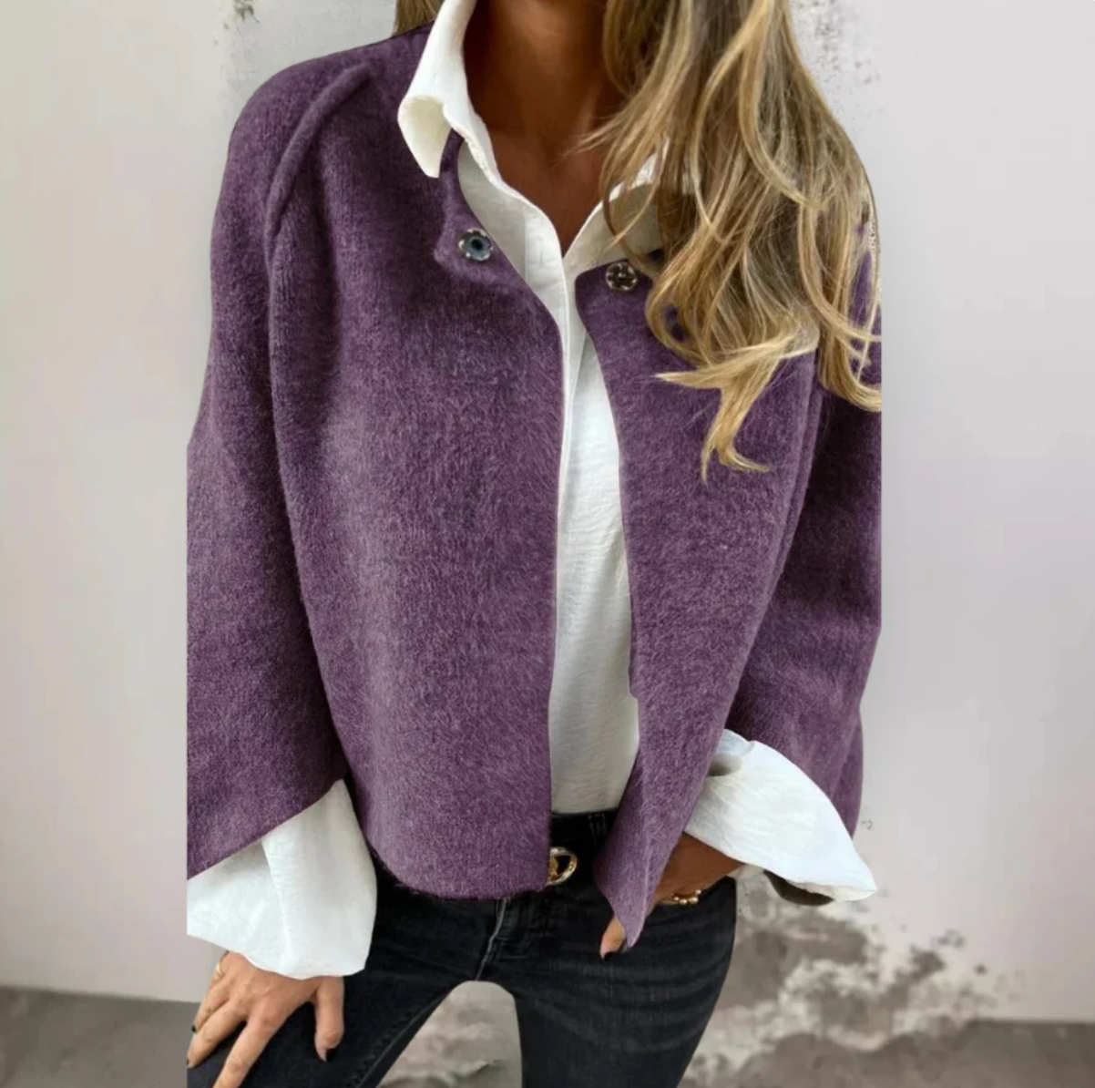 Beigefarbener Kaschmirpullover - Cécile
