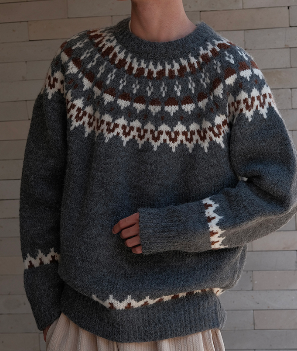 Andrew - Geometrischer Pullover