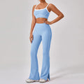 Blaues Leggings-Set