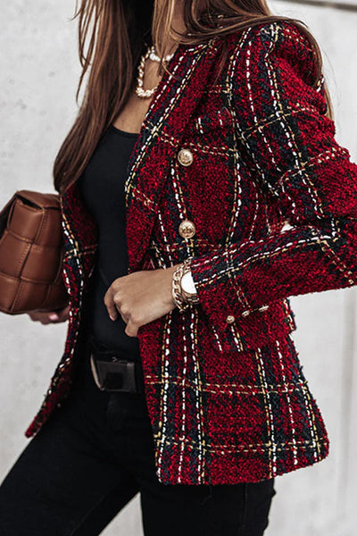 Emma | Schicker Karo-Blazer