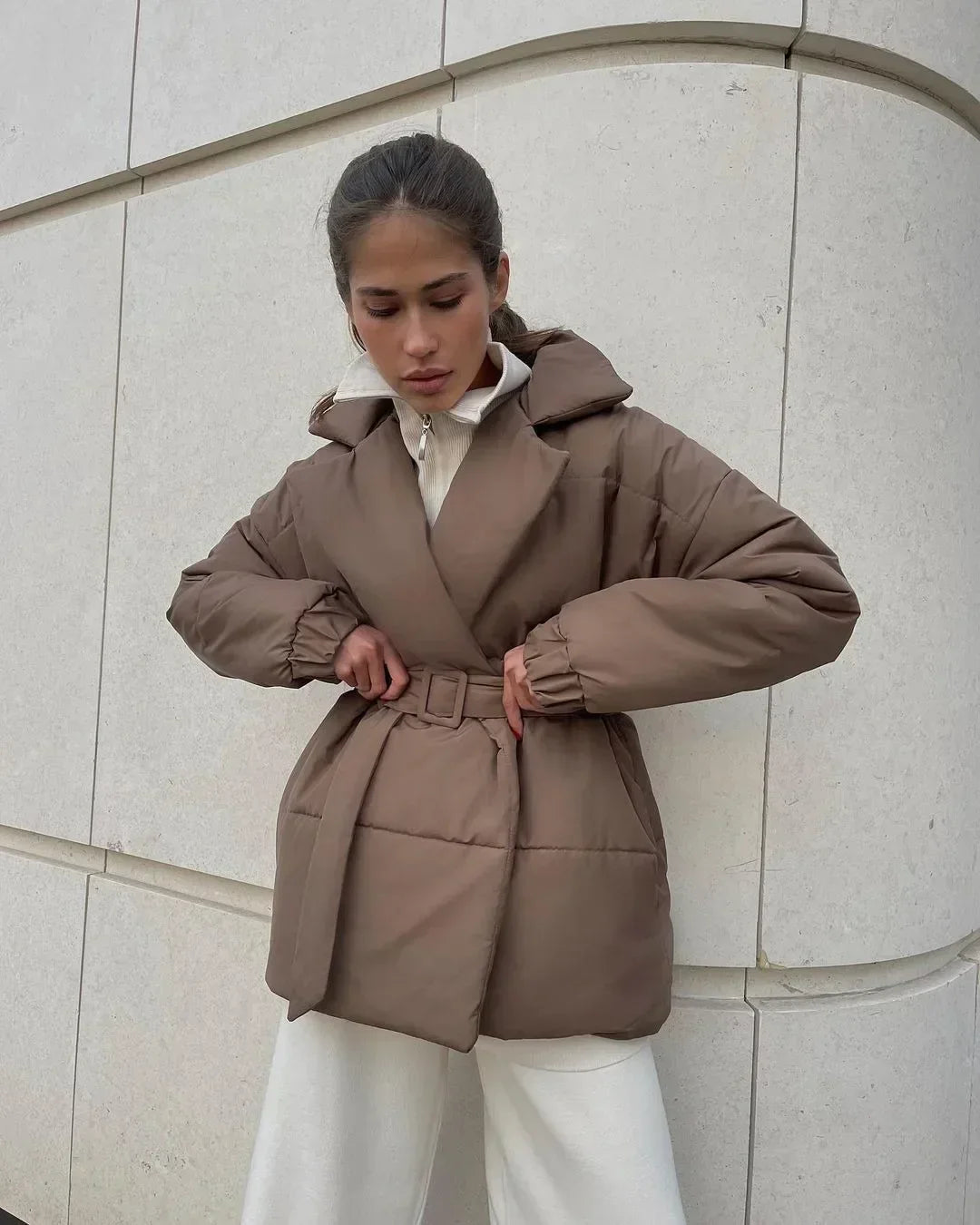 Senna | Pufferjacke - Mit Gürtel