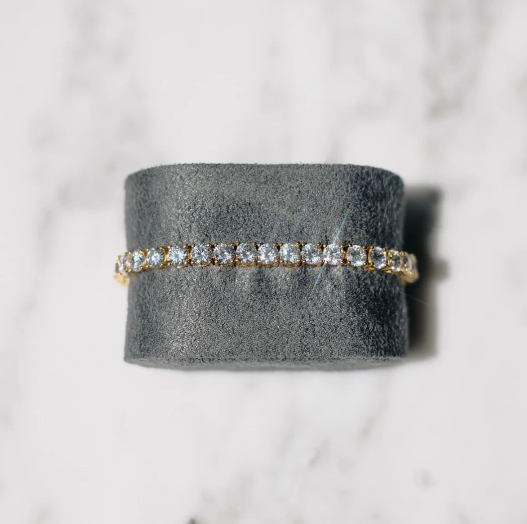 TENNIS ARMBAND | GOLD