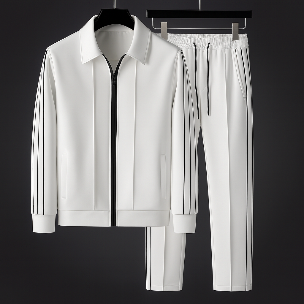 Claudix | Stretch Schwarzes Sport-Set