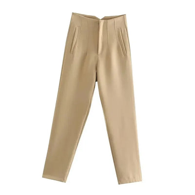 Isabell | High-Waisted Plissee-Hosen