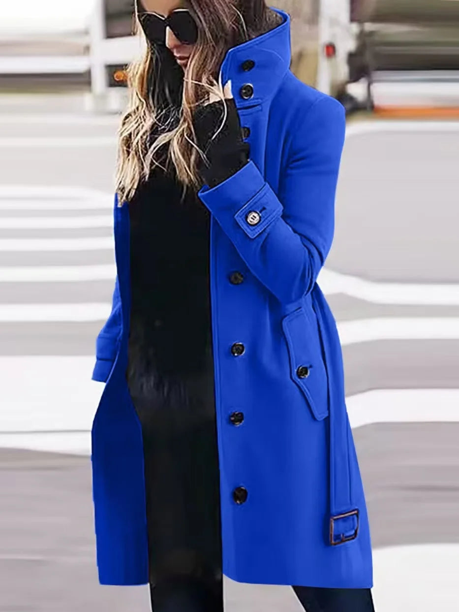Tanya | Langer wasserdichter Trenchcoat