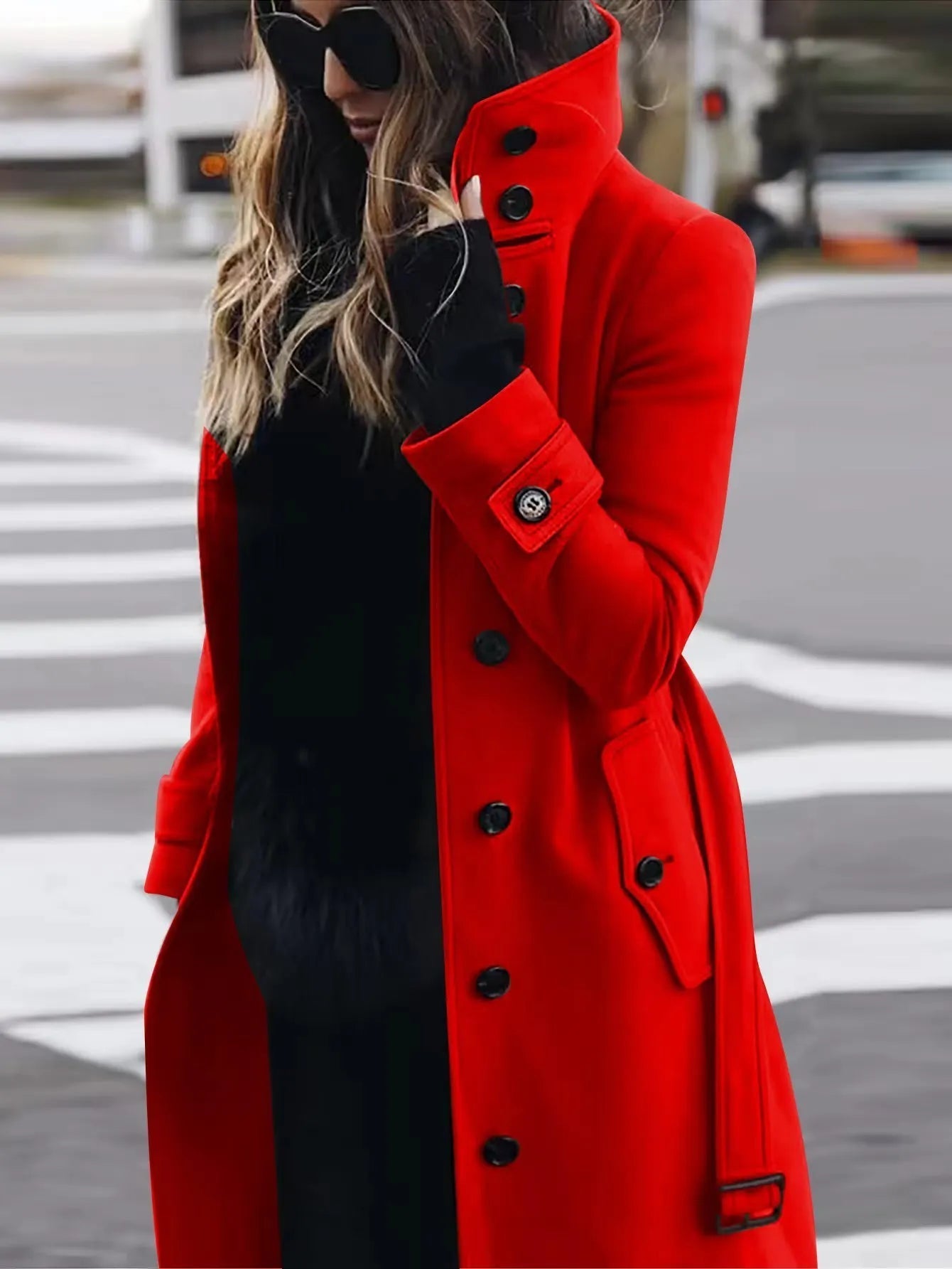 Tanya | Langer wasserdichter Trenchcoat