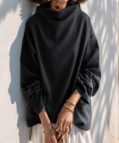 Nia | Bequemes Myla Sweatshirt mit Stehkragen