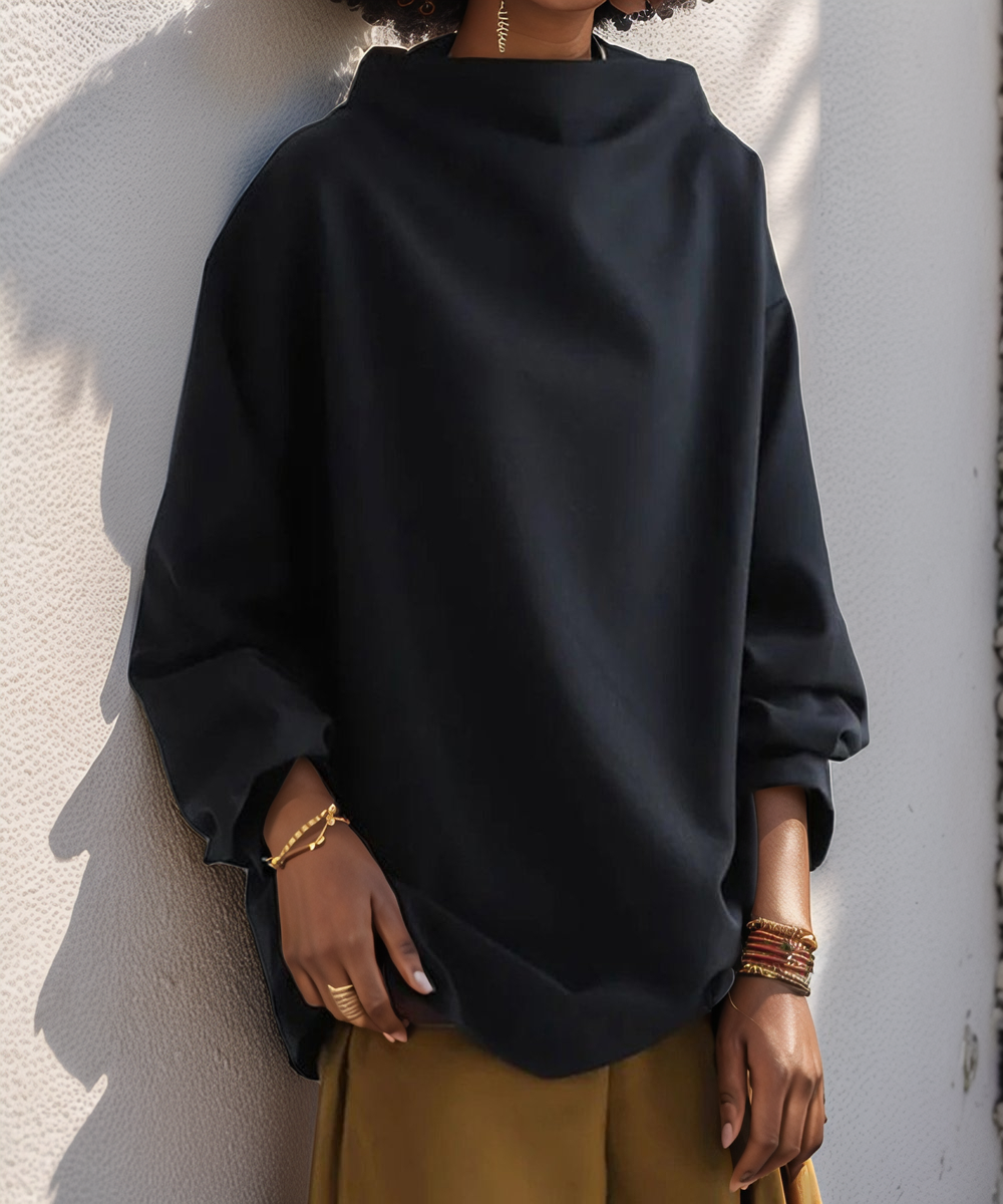 Nia | Bequemes Myla Sweatshirt mit Stehkragen