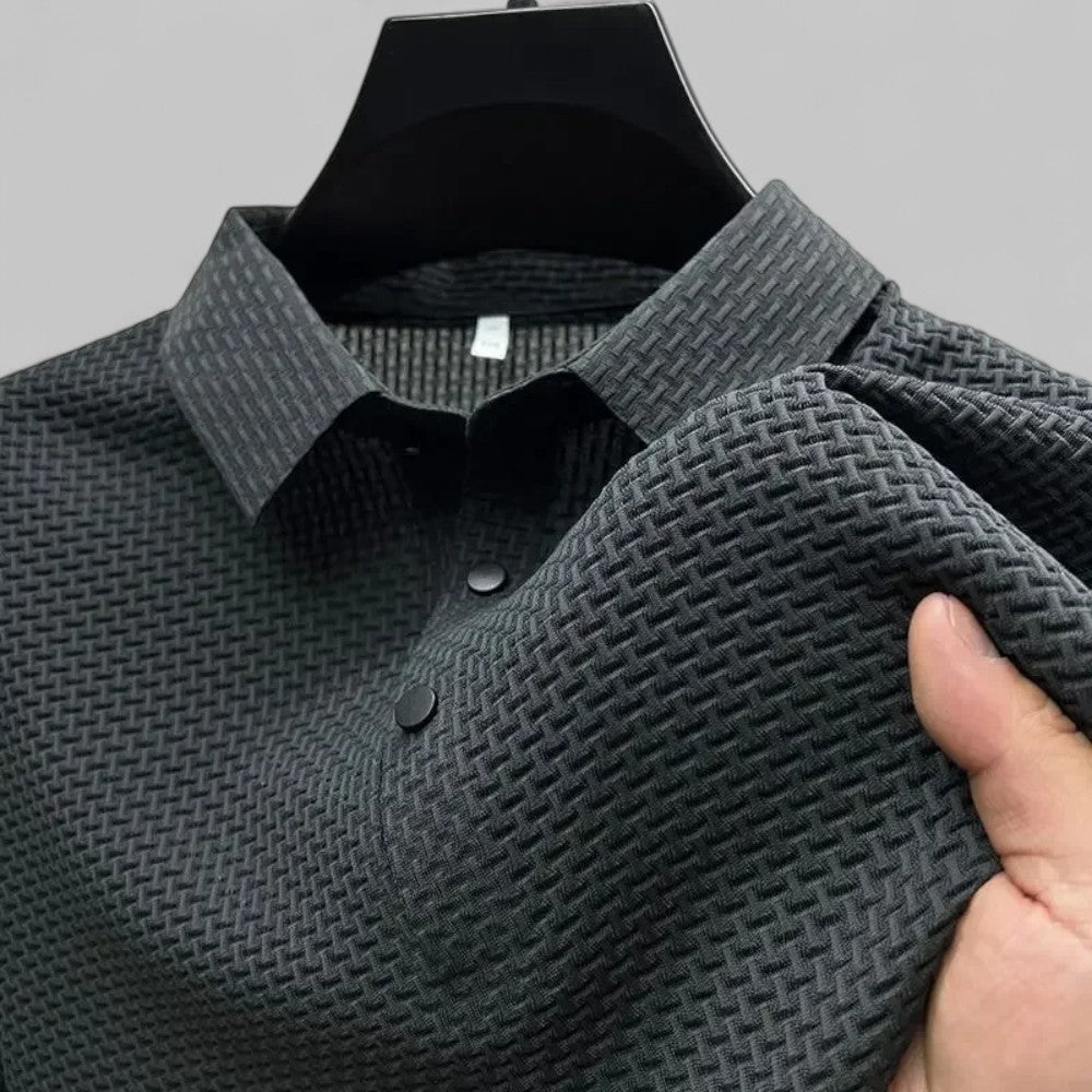 Luca | Elegantes kurzen Ärmeln Polo T Shirt