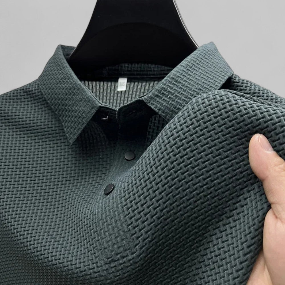 Luca | Elegantes kurzen Ärmeln Polo T Shirt