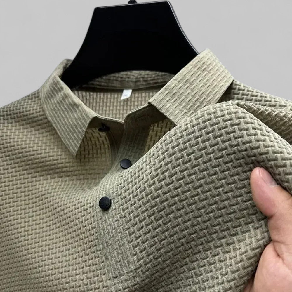 Luca | Elegantes kurzen Ärmeln Polo T Shirt
