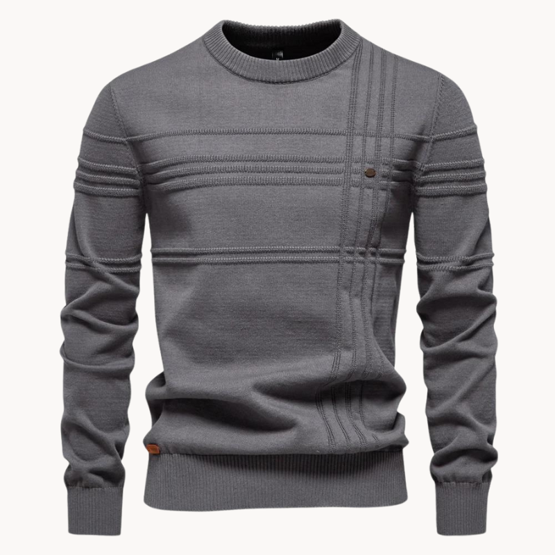 Strickpullover Herren Gestreift Kariert