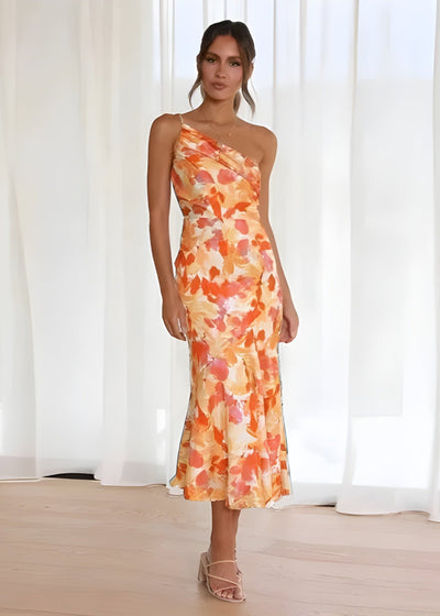 Eveline – Ein-Schulter Sommerkleid