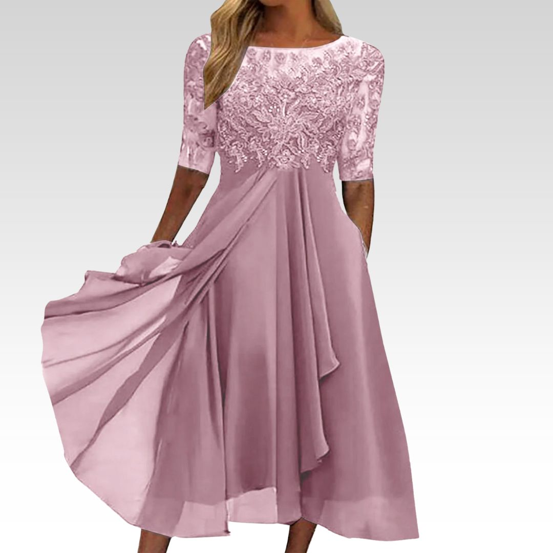 Zaria™ Spitzenbesticktes Kleid