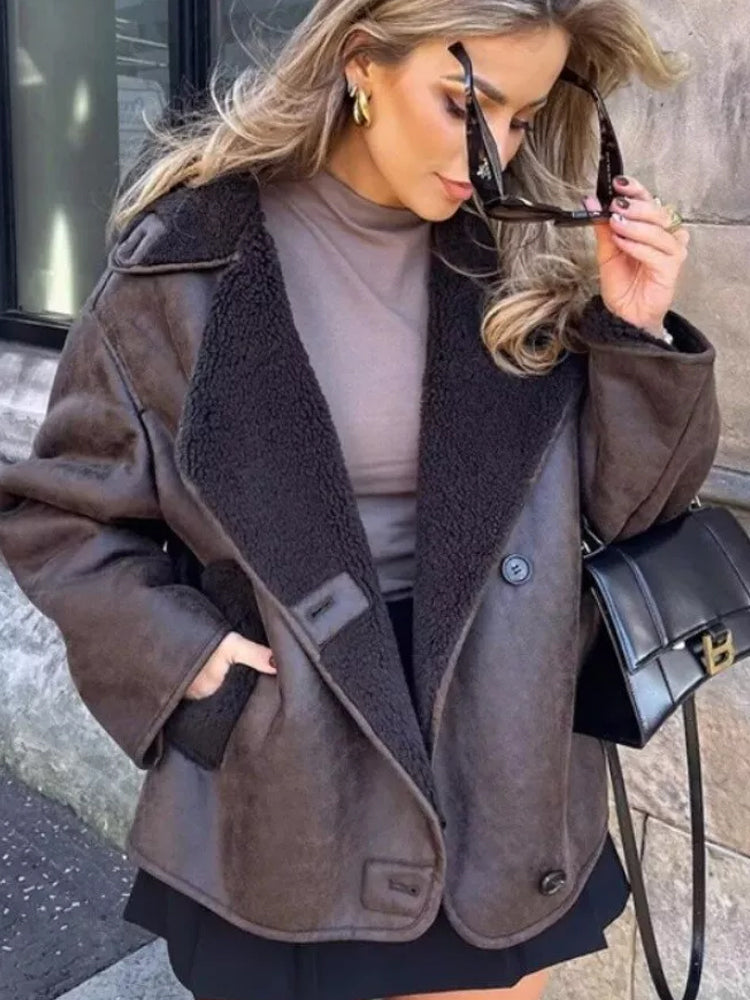 Pia | Stilvolle Winterjacke für Damen mit Pelzkragen