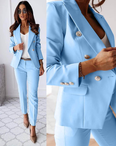 Eleganter Anzug mit Blazer & Hose – Perfekt für den stilvollen Auftritt