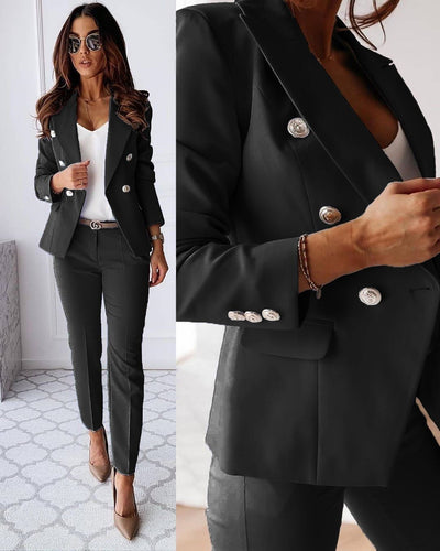 Eleganter Anzug mit Blazer & Hose – Perfekt für den stilvollen Auftritt