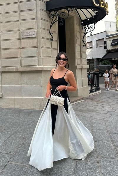 Viara | Maxikleid mit Paneelen