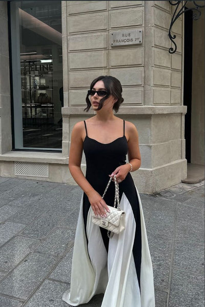 Viara | Maxikleid mit Paneelen