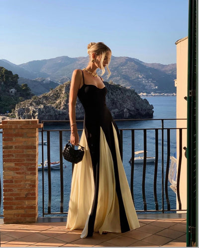 Viara | Maxikleid mit Paneelen