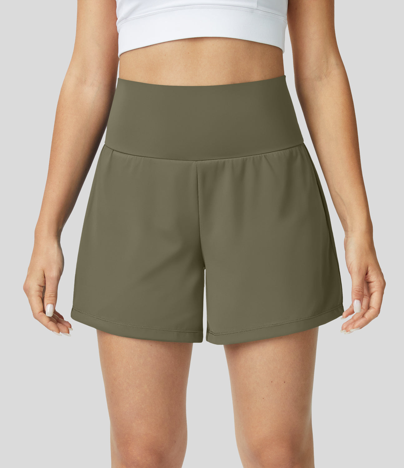Jorvex | Flexible 2-in-1 Yoga Shorts für Damen Sommer