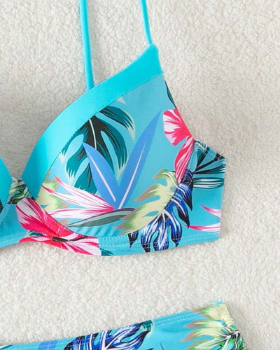 Zweiteiliges Badeanzug Trendy Bedruckt