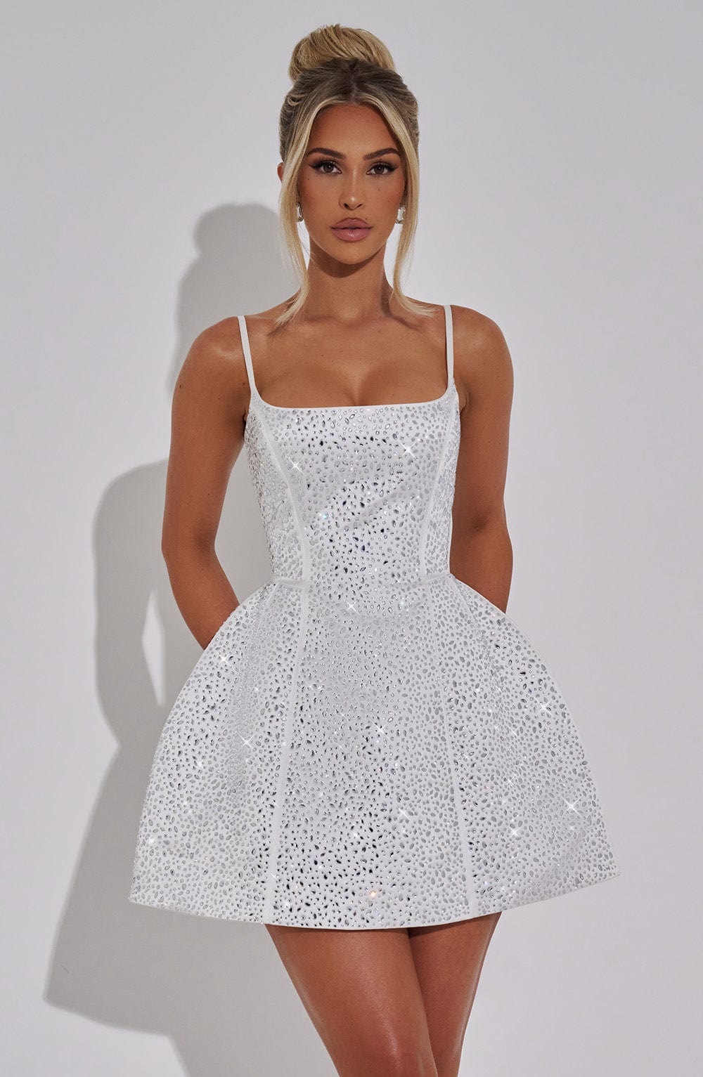 Angelique Mini-Dress - Ivory