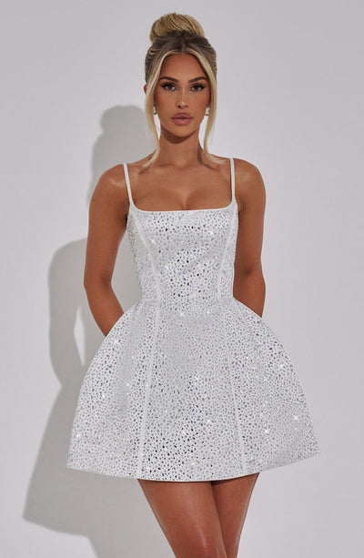 Angelique Mini-Dress - Ivory