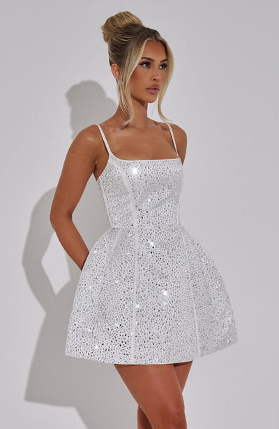 Angelique Mini-Dress - Ivory