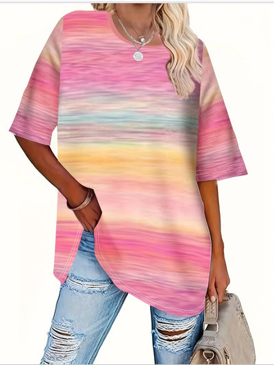 Gelbes Streifen-T-Shirt – Clara