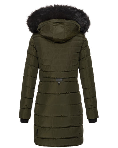 "Nicole" Winterjacke mit abnehmbarem Kunstfell
