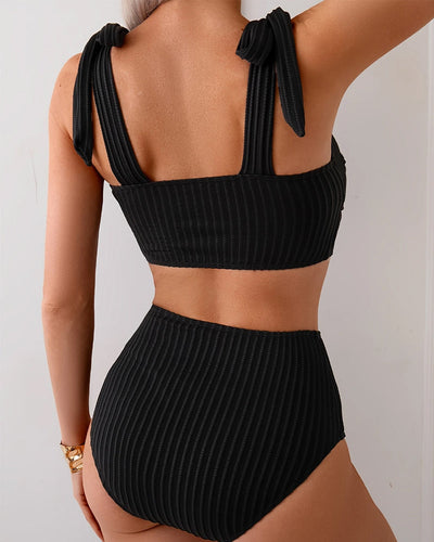 Bikini Bindeträger Unifarben Triangel