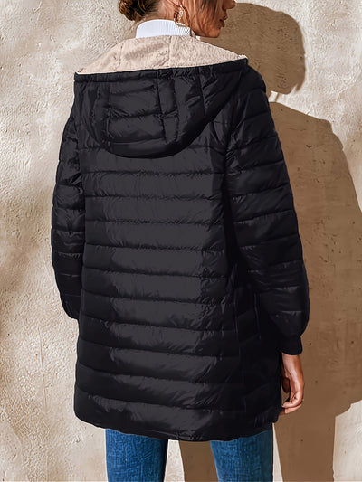 Kapuzenjacke mit Reißverschluss - Lässige Langarmjacke für den perfekten Alltagslook