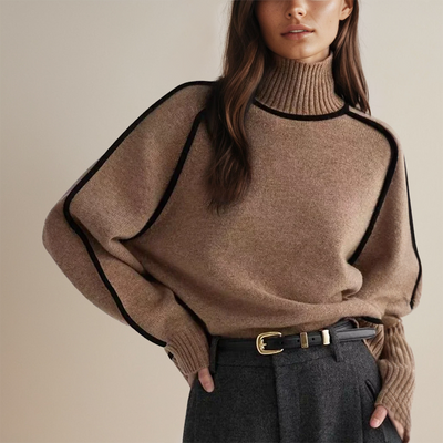 Avianna | Rollkragenpullover mit stilvollen Streifen