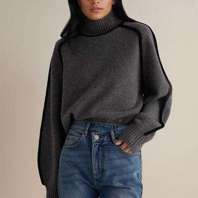 Avianna | Rollkragenpullover mit stilvollen Streifen