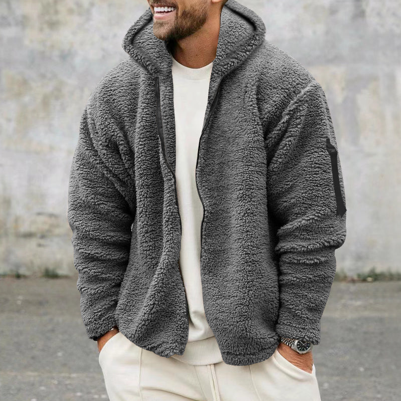 Carl - Lässige Fleece Jacke