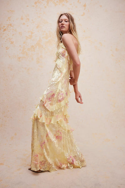 Amanda | Leichtes ärmelloses Maxikleid