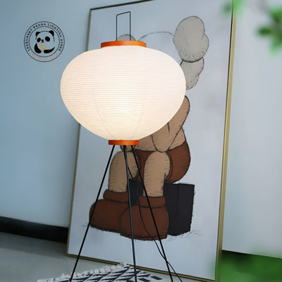 LucaLumen | Wabi-Sabi LED-Stehlampe aus Reispapier – Zeitloses Design mit Natürlicher Ästhetik