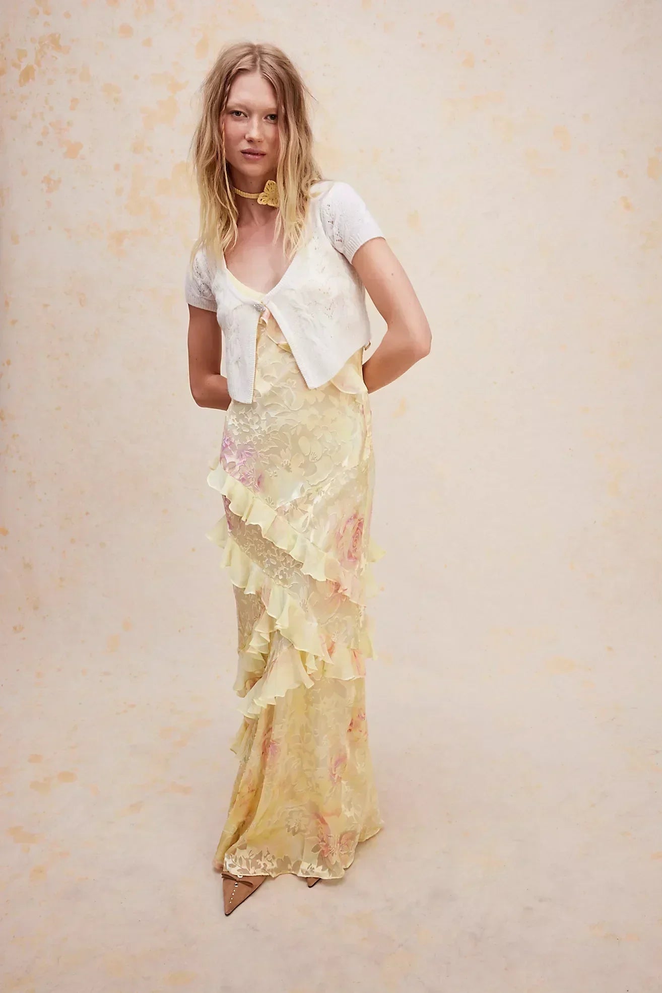 Amanda | Leichtes ärmelloses Maxikleid