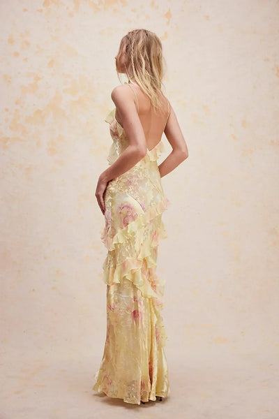 Amanda | Leichtes ärmelloses Maxikleid