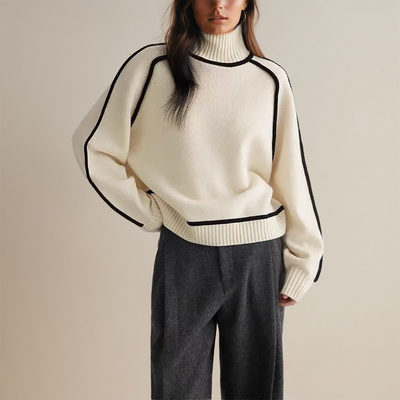 Avianna | Rollkragenpullover mit stilvollen Streifen
